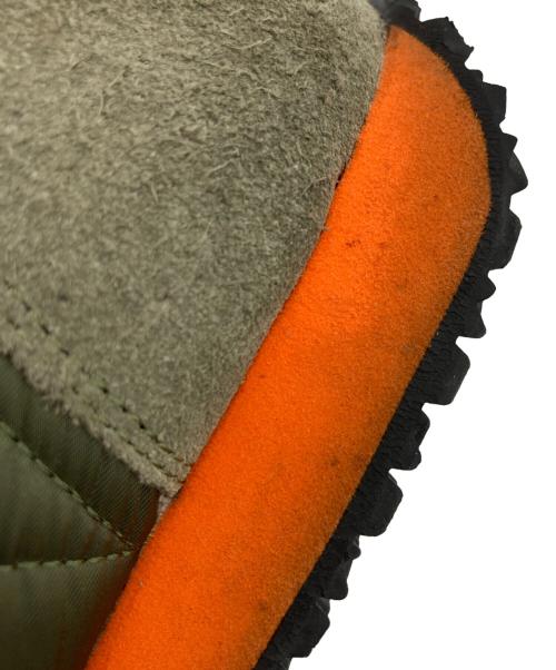 KAPITAL（キャピタル）KAPITAL (キャピタル) MA-1スニーカー カーキ×オレンジ サイズ:不明の古着・服飾アイテム