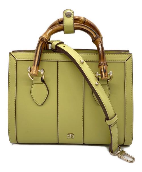 Snidel（スナイデル）Snidel (スナイデル) スクエアバンブーバッグ グリーンの古着・服飾アイテム