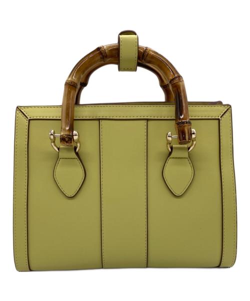 Snidel（スナイデル）Snidel (スナイデル) スクエアバンブーバッグ グリーンの古着・服飾アイテム