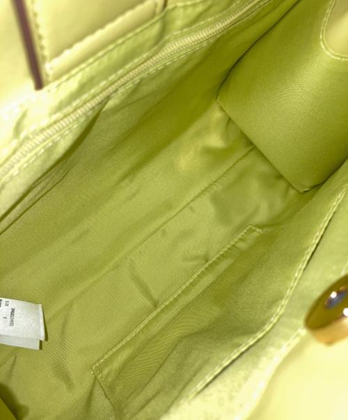 Snidel（スナイデル）Snidel (スナイデル) スクエアバンブーバッグ グリーンの古着・服飾アイテム