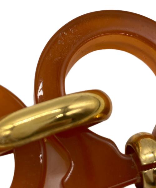 Salvatore Ferragamo（サルヴァトーレ フェラガモ）Salvatore Ferragamo (サルヴァトーレ フェラガモ) ネックレス ブラウン×ゴールドの古着・服飾アイテム