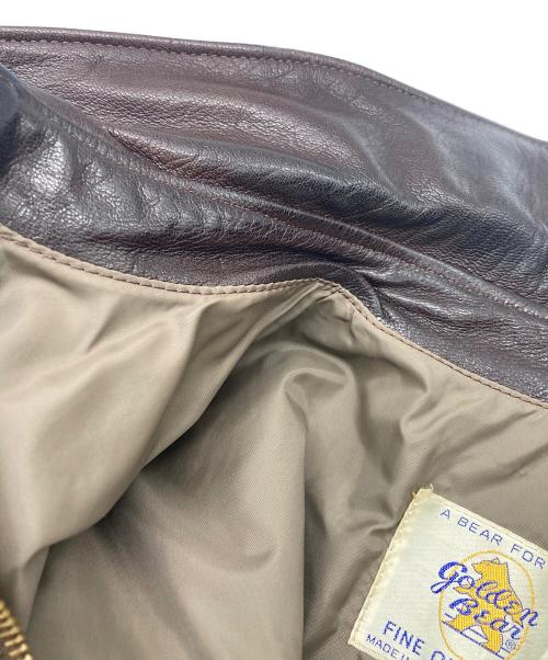 Golden Bear（ゴールデンベア）Golden Bear (ゴールデンベア) A-2フライトジャケット ブラウン サイズ:40の古着・服飾アイテム