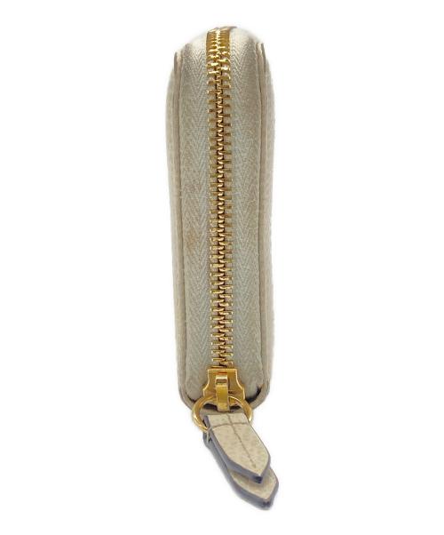 GUCCI（グッチ）GUCCI (グッチ) ダブルG ジップアラウンドウォレット ホワイトの古着・服飾アイテム