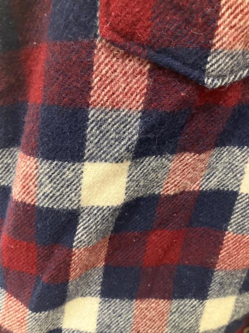 WOOLRICH（ウールリッチ）WOOLRICH (ウールリッチ) 長袖シャツ レッド×ネイビー×ホワイト サイズ:Lの古着・服飾アイテム