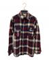 WOOLRICH（ウールリッチ）の古着「長袖シャツ」｜レッド×ネイビー×ホワイト