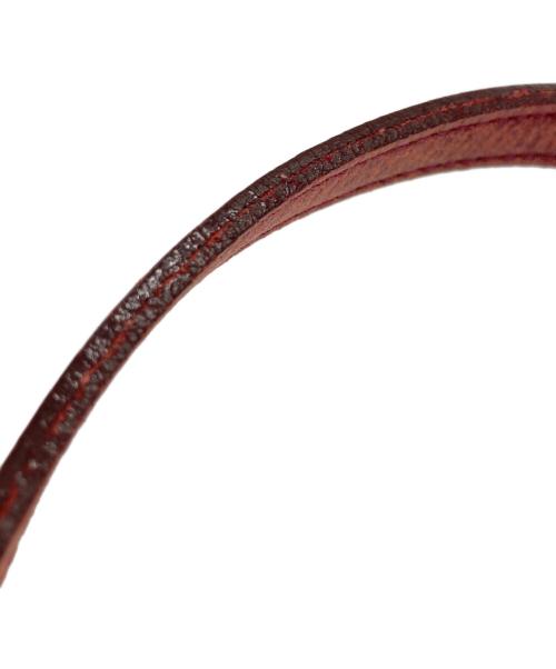 BURBERRY BLUE LABEL（バーバリー ブルー レーベル）BURBERRY BLUE LABEL (バーバリー ブルー レーベル) ワンショルダーバッグ レッド×ブラウンの古着・服飾アイテム