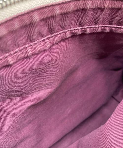 BURBERRY BLUE LABEL（バーバリー ブルー レーベル）BURBERRY BLUE LABEL (バーバリー ブルー レーベル) ワンショルダーバッグ レッド×ブラウンの古着・服飾アイテム