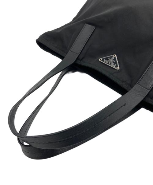PRADA（プラダ）PRADA (プラダ) ナイロントートバッグ ブラックの古着・服飾アイテム