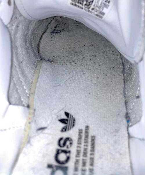 adidas（アディダス）adidas (アディダス) ローカットスニーカー ホワイト×ブラック サイズ:26.5cmの古着・服飾アイテム