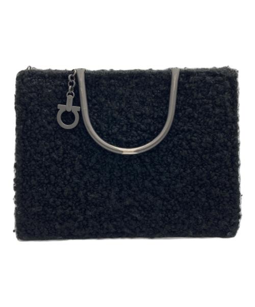 Salvatore Ferragamo（サルヴァトーレ フェラガモ）Salvatore Ferragamo (サルヴァトーレ フェラガモ) 2WAYショルダーバッグ ブラックの古着・服飾アイテム