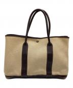 HERMESエルメス）の古着「トートバッグ」｜アイボリー×ブラウン