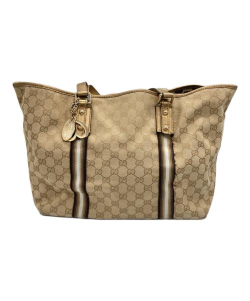 GUCCI（グッチ）GUCCI (グッチ) トートバッグ ベージュの古着・服飾アイテム