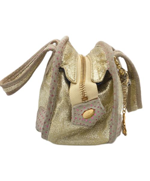 Vivienne Westwood（ヴィヴィアンウエストウッド）Vivienne Westwood (ヴィヴィアンウエストウッド) ハンドバッグ ベージュの古着・服飾アイテム