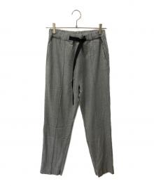 Ujoh（ウジョー）の古着「Tape Belt Tapered Pants」｜グレー