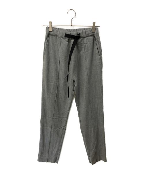 Ujoh（ウジョー）Ujoh (ウジョー) Tape Belt Tapered Pants グレー サイズ:1の古着・服飾アイテム