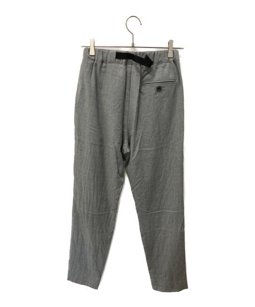 Ujoh（ウジョー）Ujoh (ウジョー) Tape Belt Tapered Pants グレー サイズ:1の古着・服飾アイテム