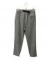 Ujoh (ウジョー) Tape Belt Tapered Pants グレー サイズ:1：5000円