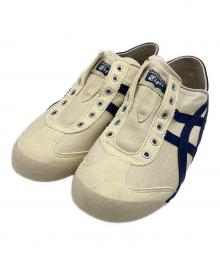 Onitsuka Tiger（オニツカタイガー）の古着「ローカットスニーカー」｜ベージュ×ネイビー