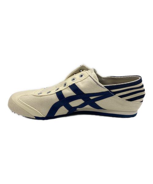 Onitsuka Tiger（オニツカタイガー）Onitsuka Tiger (オニツカタイガー) ローカットスニーカー ベージュ×ネイビー サイズ:24.0cmの古着・服飾アイテム