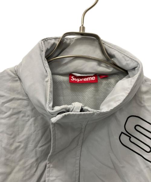 SUPREME（シュプリーム）SUPREME (シュプリーム) Spellout Embroidered Track Jacket グレー サイズ:Lの古着・服飾アイテム