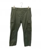 YCHAIイカイ）の古着「コットンテーパードカーゴパンツ」｜カーキ