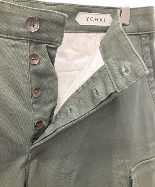 YCHAI（イカイ）YCHAI (イカイ) コットンテーパードカーゴパンツ カーキ サイズ:33の古着・服飾アイテム