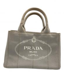 PRADA（プラダ）の古着「ハンドバッグ」｜グレー