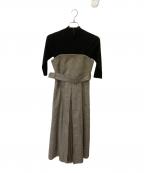 FRAY IDフレイ アイディー）の古着「長袖ワンピース」｜ブラウン