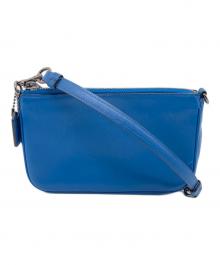 COACH（コーチ）の古着「アクセサリーポーチ」｜ブルー