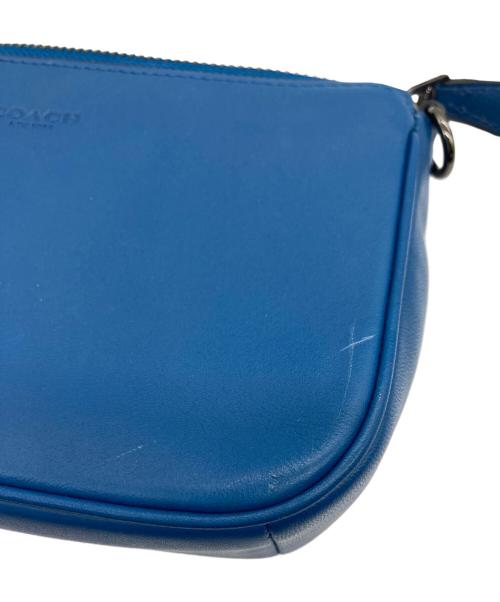 COACH（コーチ）COACH (コーチ) アクセサリーポーチ ブルーの古着・服飾アイテム