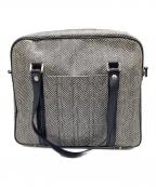 JACQUES LE CORREジャックルコー）の古着「パイソン型押しトートバッグ」｜ブラック