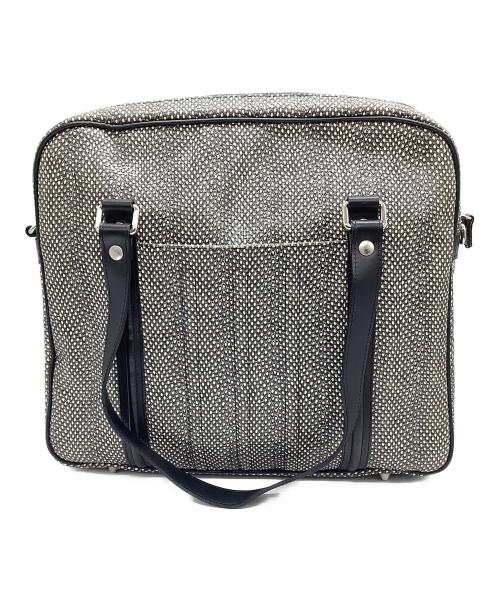 JACQUES LE CORRE（ジャックルコー）JACQUES LE CORRE (ジャックルコー) パイソン型押しトートバッグ ブラックの古着・服飾アイテム