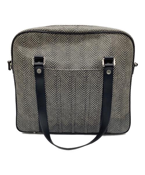 JACQUES LE CORRE（ジャックルコー）JACQUES LE CORRE (ジャックルコー) パイソン型押しトートバッグ ブラックの古着・服飾アイテム