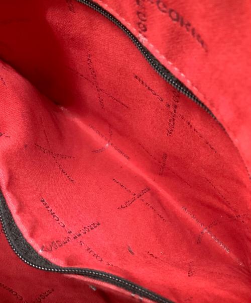 JACQUES LE CORRE（ジャックルコー）JACQUES LE CORRE (ジャックルコー) パイソン型押しトートバッグ ブラックの古着・服飾アイテム