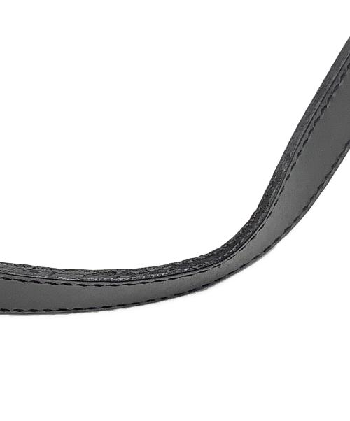 JACQUES LE CORRE（ジャックルコー）JACQUES LE CORRE (ジャックルコー) パイソン型押しトートバッグ ブラックの古着・服飾アイテム