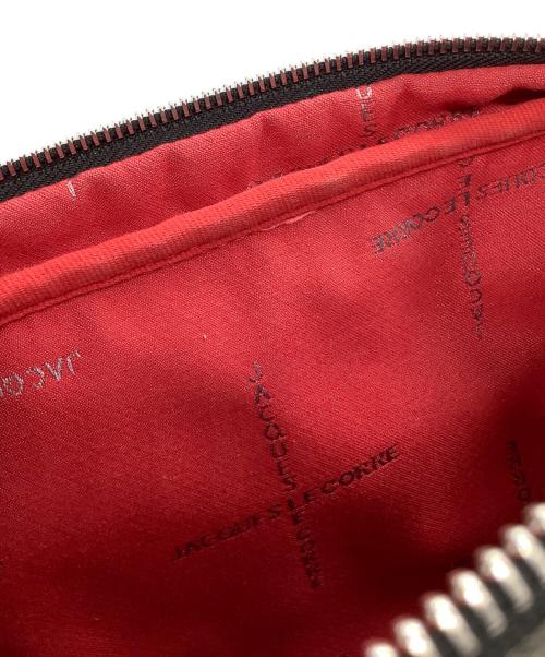 JACQUES LE CORRE（ジャックルコー）JACQUES LE CORRE (ジャックルコー) パイソン型押しトートバッグ ブラックの古着・服飾アイテム