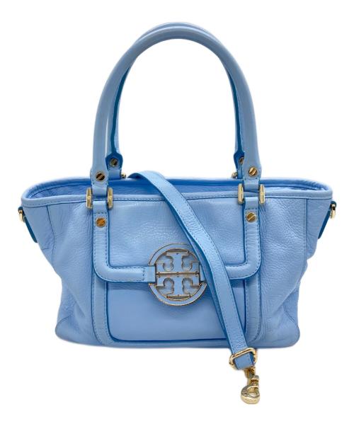 TORY BURCH（トリーバーチ）TORY BURCH (トリーバーチ) 2WAYショルダーバッグ スカイブルーの古着・服飾アイテム