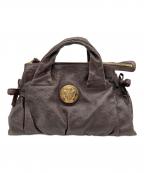 GUCCIグッチ）の古着「ハンドバッグ」｜ブラウン