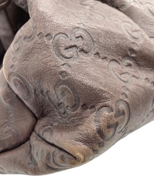 GUCCI（グッチ）GUCCI (グッチ) ハンドバッグ ブラウンの古着・服飾アイテム