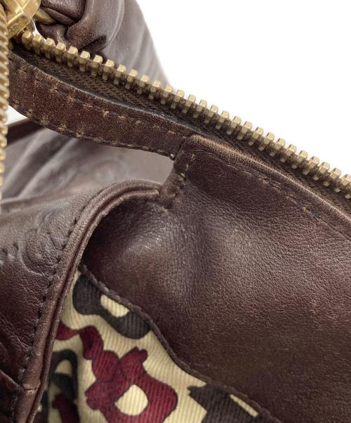 GUCCI（グッチ）GUCCI (グッチ) ハンドバッグ ブラウンの古着・服飾アイテム