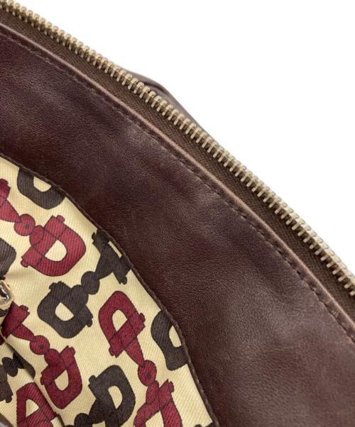 GUCCI（グッチ）GUCCI (グッチ) ハンドバッグ ブラウンの古着・服飾アイテム