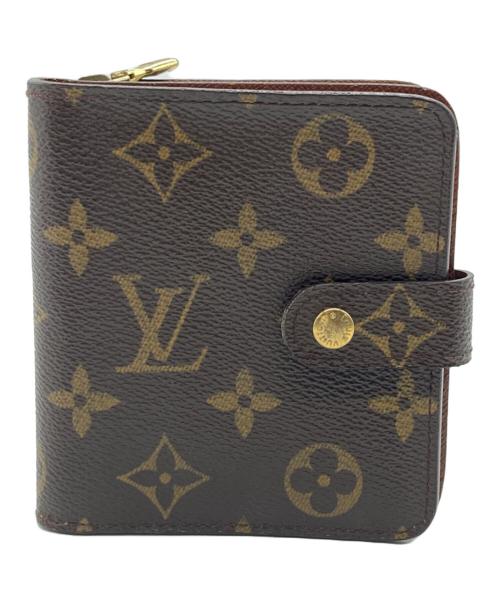 LOUIS VUITTON（ルイ ヴィトン）LOUIS VUITTON (ルイ ヴィトン) コンパクトジップ ブラウンの古着・服飾アイテム
