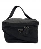 PRADAプラダ）の古着「バニティバッグ」｜ブラック