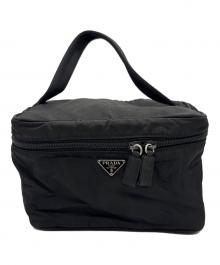 PRADA（プラダ）の古着「バニティバッグ」｜ブラック