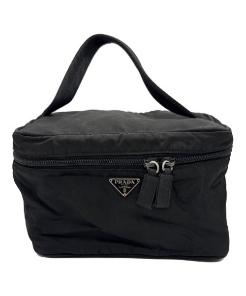 PRADA（プラダ）PRADA (プラダ) バニティバッグ ブラックの古着・服飾アイテム