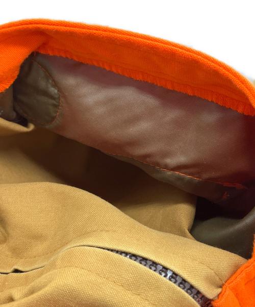 ruddy duck（ラディダック）ruddy duck (ラディダック) ハンティングジャケット ブラウン×オレンジ サイズ:Lの古着・服飾アイテム