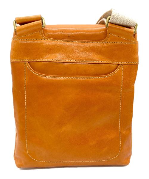 genten（ゲンテン）genten (ゲンテン) レザーショルダーバッグ キャメルの古着・服飾アイテム