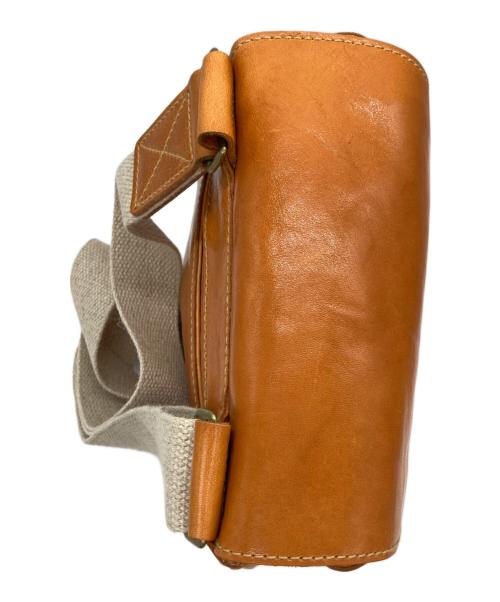 genten（ゲンテン）genten (ゲンテン) レザーショルダーバッグ キャメルの古着・服飾アイテム