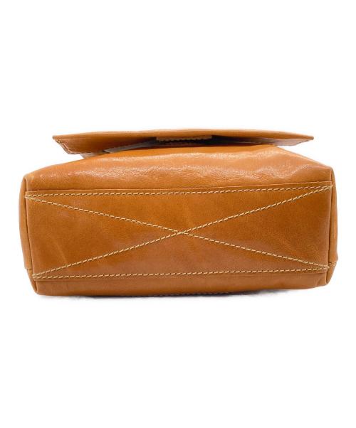 genten（ゲンテン）genten (ゲンテン) レザーショルダーバッグ キャメルの古着・服飾アイテム
