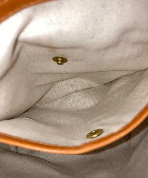 genten（ゲンテン）genten (ゲンテン) レザーショルダーバッグ キャメルの古着・服飾アイテム